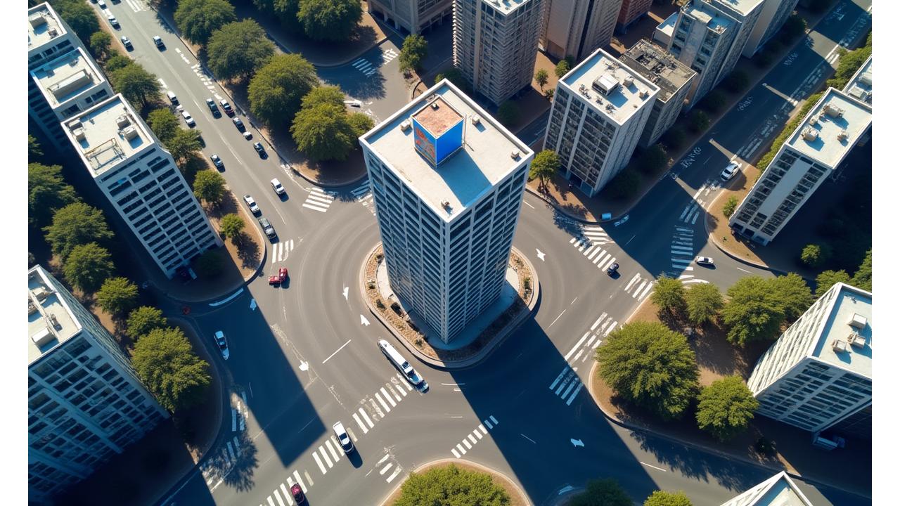 Mapa satelital de la ubicación de Inversiones Prósperas Limitada en Santiago, mostrando el edificio de oficinas y áreas circundantes.